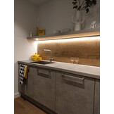 LED strip profiel inclusief opaal klikcover 20mm x 20mm - 318WIT