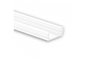 LED strip profiel plat model 50 meter inclusief cover 16,80mm x 6,47mm PL1 (wit)