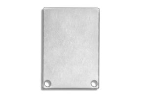 2 x LED strip profiel eindkapjes inclusief schroeven PN6V2.C2 - ALU - afdekking naar keuze