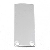 2 x LED strip profiel eindkapjes inclusief schroeven PL6 C3 Spica