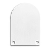 2 x LED strip profiel eindkapjes inclusief schroeven PN6V2.C4 - Wit - afdekking naar keuze
