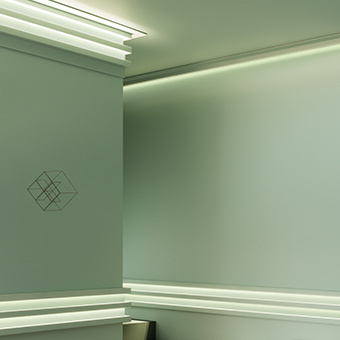LED sierlijst 2 meter - C380WIT - 5 x 5 CM