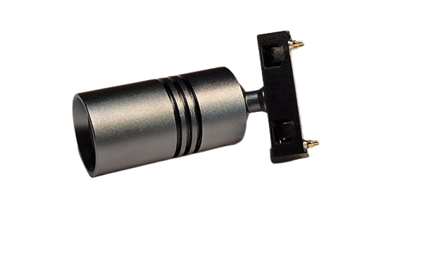 LED Vitrine Spot Show  Type Track spot Tube Warm Wit - Zilver groen metalic