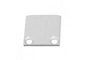 2 x LED strip profiel eindkapjes inclusief schroeven 01ALU Spica
