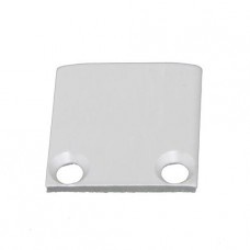 2 x PL1 LED opbouwprofiel eindkapjes inclusief schroeven - aluminium - afdekking naar keuze