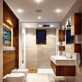 Waterdichte LED spot behuizing IP44 - OH35 WIT