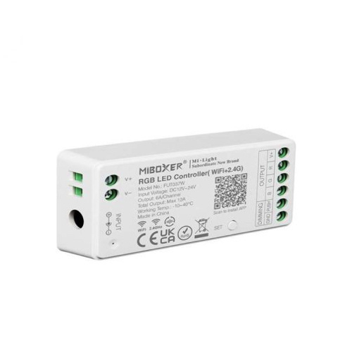Zigbee LED controller 3 in 1 - voor RGB/RGBW/RGBWW/RGBCCT LED strips 12-24-48v - FUT037ZP+