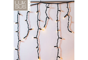 27 meter - IJspegel kerstverlichting amber extra warm wit 900 LED’s – Professioneel - IP67 waterdicht - LUKSUS