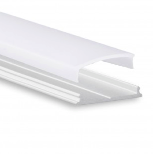Buigbaar flexibel LED strip profiel inclusief opaal klikcover 2,40 mm x 18 mm - 13ALU