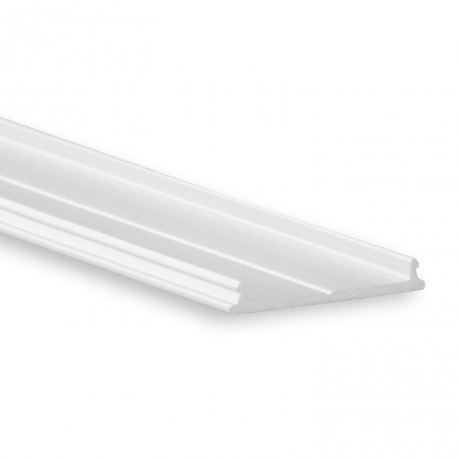 Buigbaar flexibel LED profiel inclusief opaal klikafdekking 2,40 mm x 18 mm - 13ALU