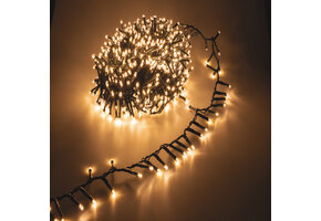 Cluster Kerstverlichting - extra warm wit - 10 meter – 500 LED