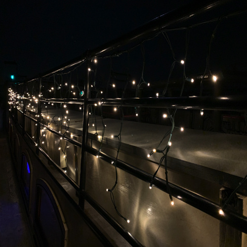 15 meter - IJspegel kerstverlichting amber extra warm wit 500 LED’s – Professioneel - IP67 waterdicht - LUKSUS