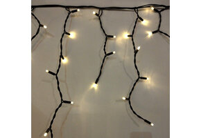 24 meter - IJspegel kerstverlichting warm wit 600 LED’s – Professioneel - IP44 waterdicht - LUKSUS