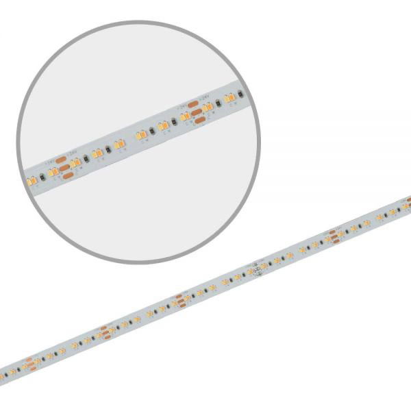 PRO LED strip dual white 2700K ~ 6500K 19,2W 1730LM 120 LED p/m 12VDC IP20 - 5 meter