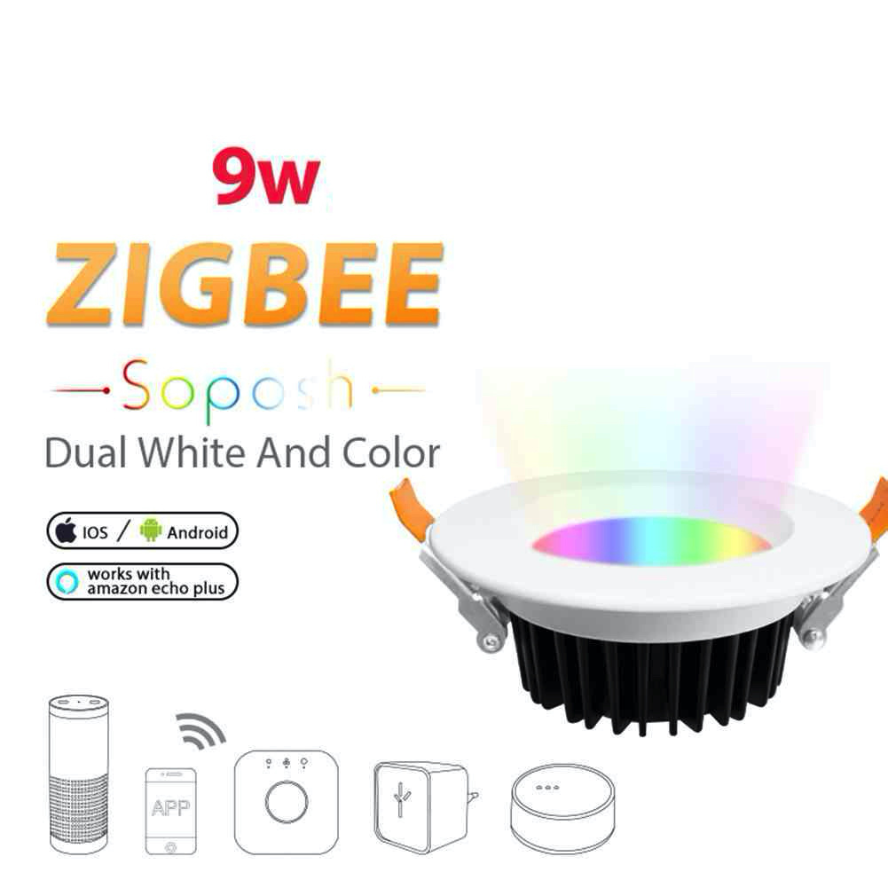 Gledopto Zigbee LED inbouwspot RGBCCT 9 watt (2000K-6500K) - Smart home compatible