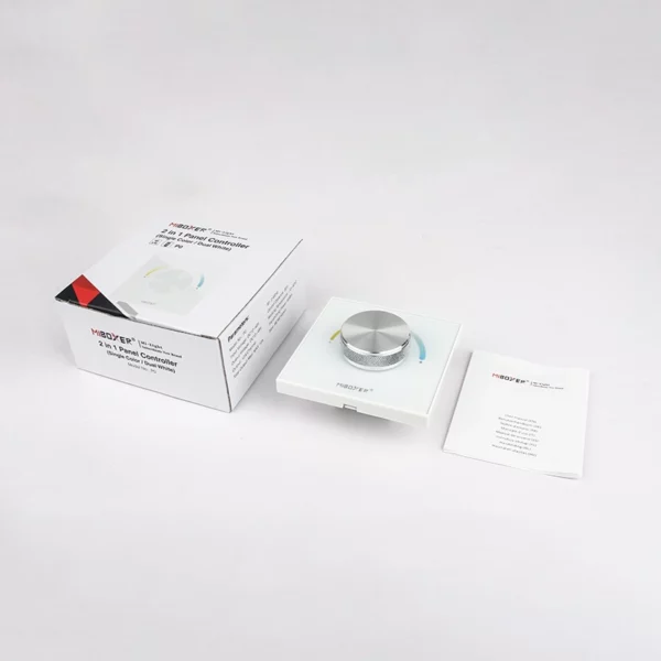 Inbouw LED wanddimmer - Draadloos en bedraad - Miboxer P0 wandpaneel