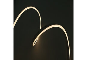 Neon Flex LED strip 24 volt 3000 kelvin warm wit 9,6W 1000LM 6 x 12mm IP67 – 5 meter