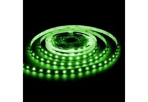 Waterdichte LED strip 12 volt groen 4,8W 500LM 60LED p/m IP20 - 5 meter