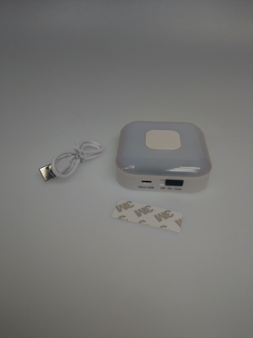 LED spot op accu met dimfunctie - 8cm - 4000k natuurlijk licht - met bewegingssensor