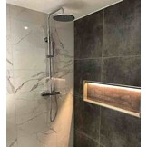 Waterdichte vrij knipbare COB LED strip warm wit 13W 1200LM 528LED p/m 24VDC IP65 3000K – 5 meter