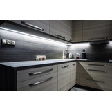 LED Strip 24 Volt 6000k Koud Wit 6W 630lm/meter 60 LED/m IP20 50M Rol