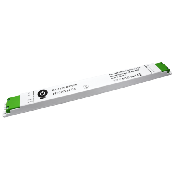SLIM DALI LED voeding 60 watt 24 volt 2,5 Ampère - IP20 - compact - FTPC60V24-DA
