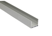 VARIO30-02 ACDE-9/TY LED profiel - Geanodiseerd aluminium - afdekking naar keuze
