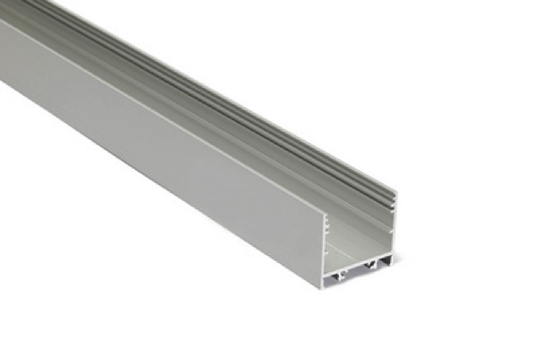 LED XL profiel 2 meter met lage cover 33,4mm x 29,6mm - XL11ALU
