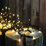 Startset – 6 meter Cluster kerstverlichting extra warm wit 200 LEDs clusterverlichting – BASIC