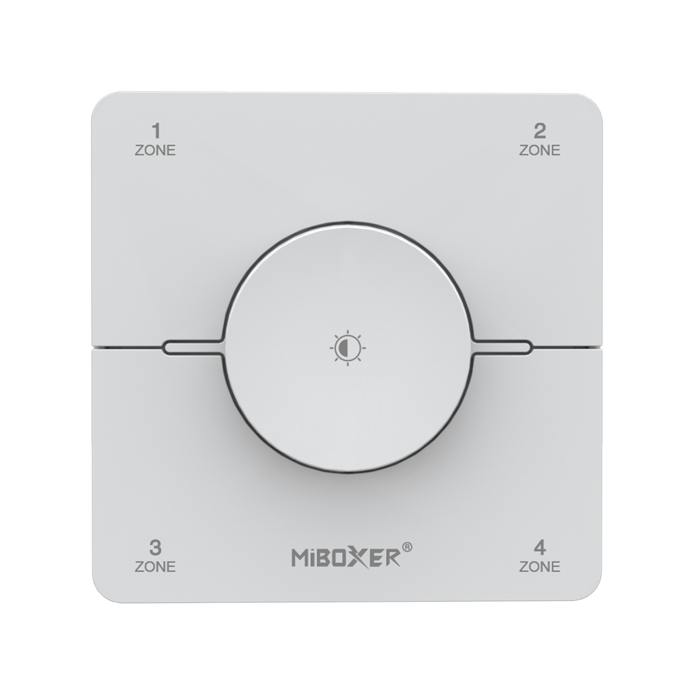 Dual white wanddimmer - Draadloos - Miboxer K0S-WIT