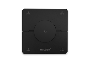 Dual white wanddimmer - Draadloos - Miboxer K0S-ZWART