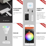 Zigbee LED controller om 2.4 GHZ RF bridge aan te sturen