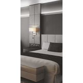 LED wandprofiel 2 meter met opaal cover 27.4 mm x 58.4 mm - W13ALU