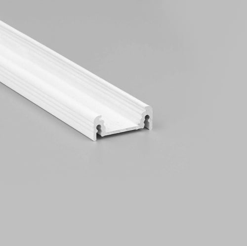 Wit LED strip profiel met cover 24 mm x 9 mm - 09WIT