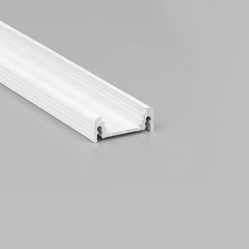 Wit LED profiel met afdekking 24 mm x 9 mm - 09WIT