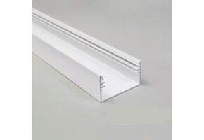 LED XXL profiel 2 meter met cover 53 mm x 28 mm - XL50WIT