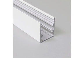 LED XXL profiel 4 meter met cover 53 mm x 53 mm - XL53WIT
