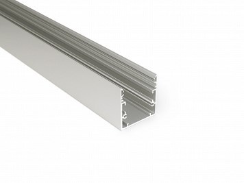 LED XXL profiel 4 meter met afdekking 53 mm x 53 mm - XL53WIT