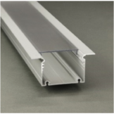 PHIL recessed C10 LED profiel - Geanodiseerd aluminium - afdekking naar keuze