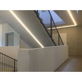 PN4 breed LED opbouwprofiel 2 meter - 26 x 11 mm - Geanodiseerd aluminium - Afdekking naar keuze