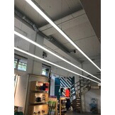 PN4 breed LED opbouwprofiel 2 meter - 26 x 11 mm - Geanodiseerd aluminium - Afdekking naar keuze