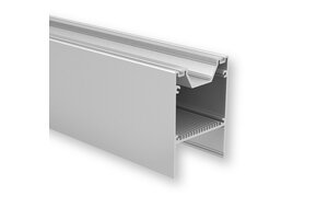 LED XXL profiel 2 meter met hoge cover 80 mm x 60 mm - XL60ALU