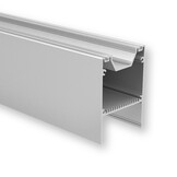 LED XXL profiel 2 meter met hoge cover 80 mm x 60 mm - XL60ALU