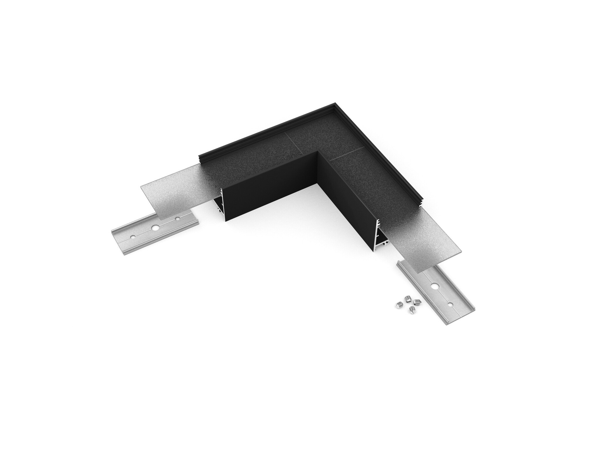 LED profiel hoekverbinding 90 graden t.b.v. XL11ZWART