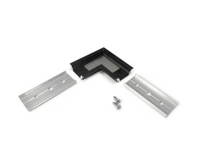 Hoek LED strip profiel - 90 Graden - 09ZWART-INBOUW