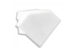 Eindkap zonder kabeldoorvoer - C23WIT