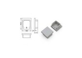 Eindkap voor LED strip profiel zonder kabeldoorvoer SMART16 BC3/U4 - afdekking naar keuze