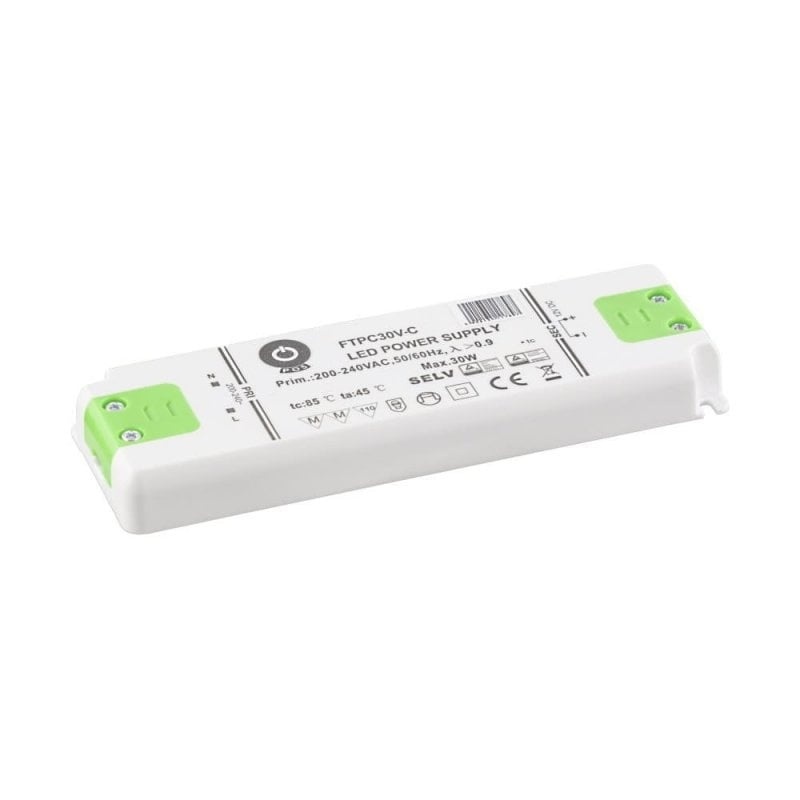 Dimbare LED driver 30 watt 24 volt 1,25 ampere - IP20 - FTPC30v24-d