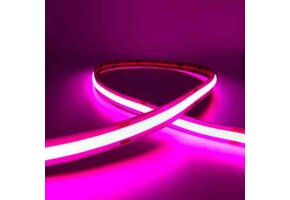 PRO COB LED strip Roze - Pink 8W 1050LM 480 LED’s p/m 24VDC IP20 - 5 meter