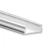 PO15 ultraplat LED opbouwprofiel - Wit - afdekking naar keuze